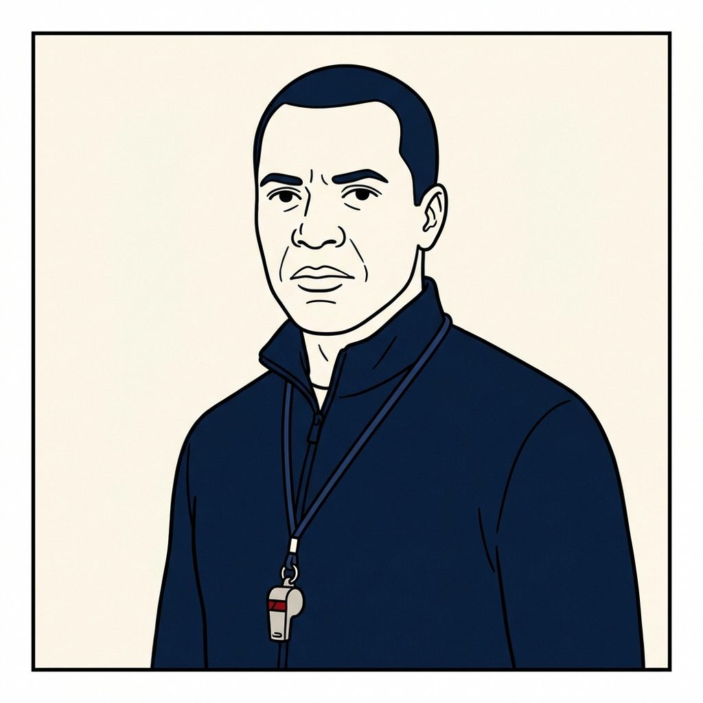 Portrait bande dessinée — Frank Mensah