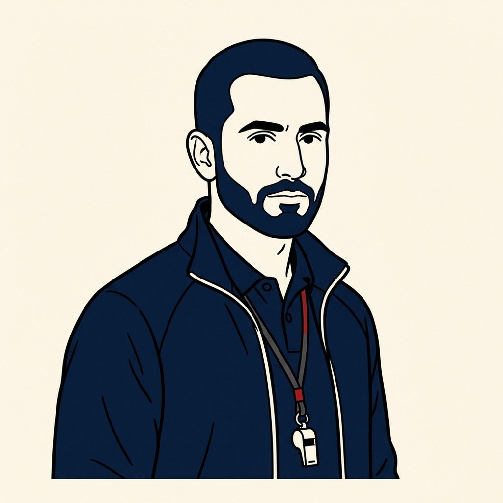 Portrait bande dessinée — Saeed Azarbayjani