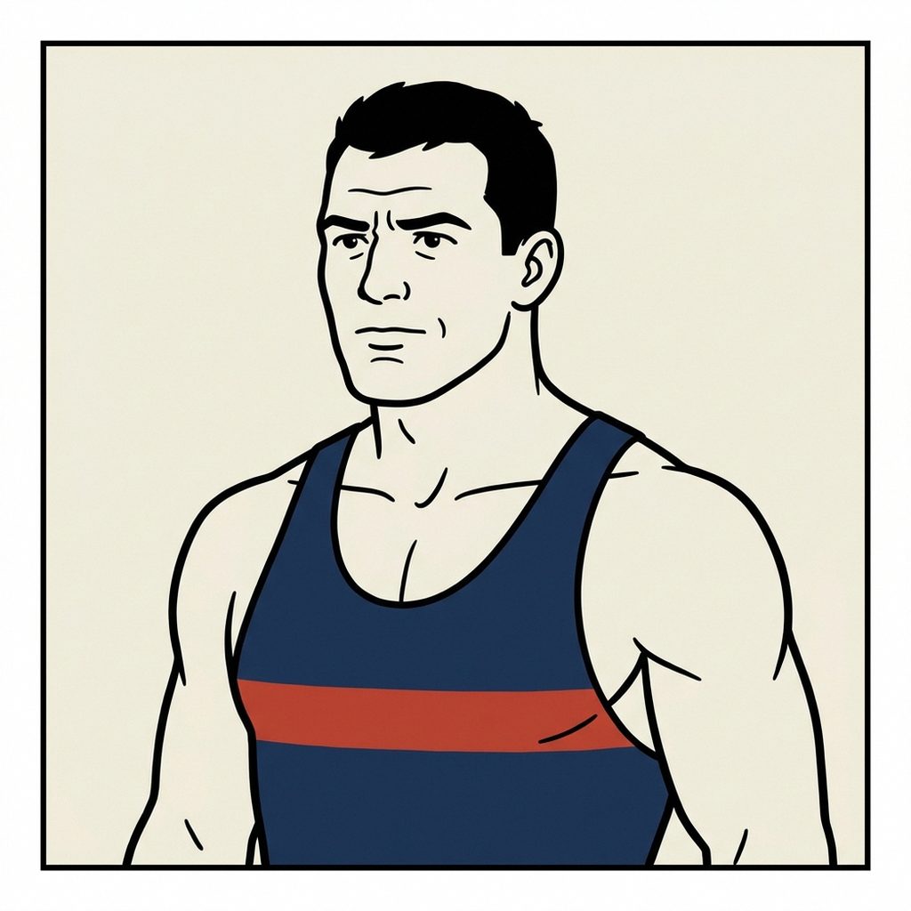 Portrait bande dessinée — Alex Moore