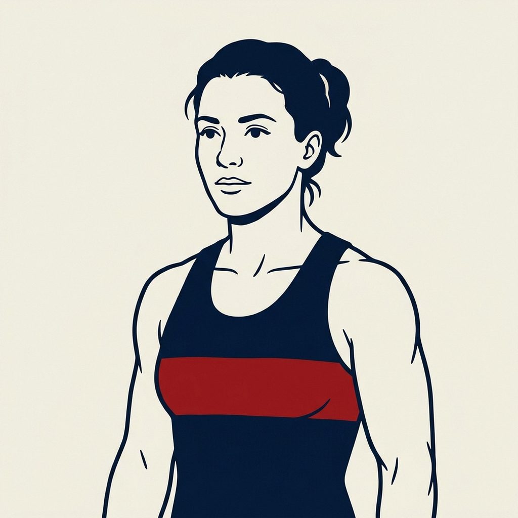 Portrait bande dessinée — Justina Di Stasio