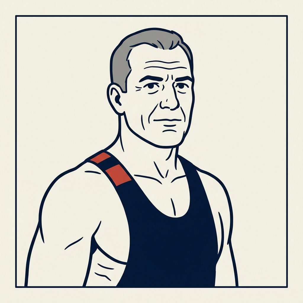 Portrait bande dessinée — Saeed Azarbayjani